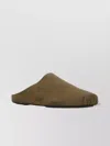 Uma Wang Lace Cut-out Leather Mules In Green
