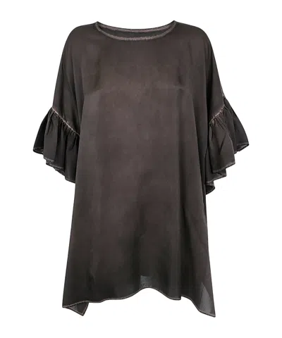 UMA WANG UMA WANG RUFFLE DETAILED TOP