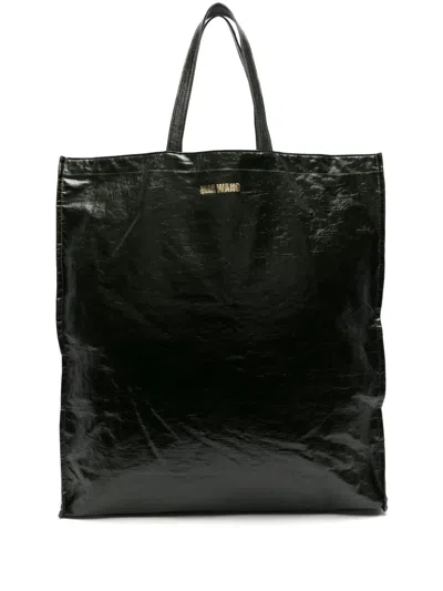 Uma Wang Large Canvas Tote Bag In Green