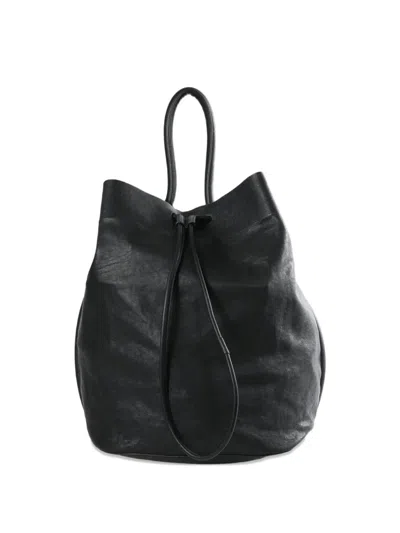 Uma Wang Large Drawstring-fastening Bucket Bag In Pink