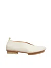 Uma Wang Asymmetric-toe Leather Ballerina Shoes