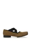 Uma Wang Leather Ballerina In Brown