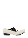 Uma Wang Square-toe Leather Ballerina Shoes In White