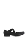 Uma Wang Leather Ballerinas In Black