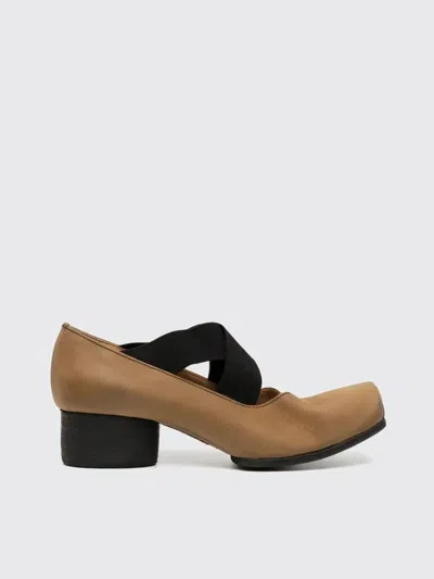 Uma Wang Leather Dancer In Medium Heel In Brown