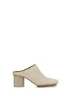 Uma Wang Square-toe Leather Mules In Multi