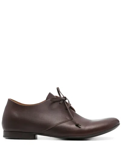 Uma Wang Oxfords Aus Leder In Braun