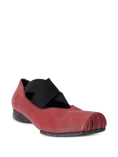 Uma Wang Leather Pumps In Red