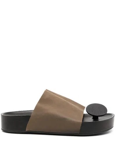 Uma Wang Leather Sandals