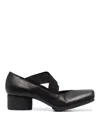 Uma Wang 25mm Square-toe Ballerina Shoes In Black