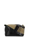 Uma Wang Leather Shoulder Bag In Black