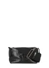 Uma Wang Leather Shoulder Bag In Black
