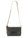 Uma Wang Rectangular Wide Strap Glossy Shoulder Bag In Black