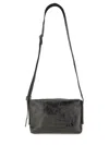 Uma Wang Logo-debossed Shoulder Bag In Black