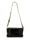 Uma Wang Rectangular Shoulder Bag Adjustable Strap In Black
