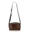 Uma Wang Leather Shoulder Bag In Brown