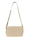 Uma Wang Leather Shoulder Bag In Neutrals