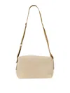 Uma Wang Leather Shoulder Bag In White