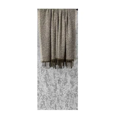 Uma Wang Lighttoned Textured Scarf In Brown