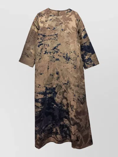 Uma Wang Linen-blend Single-breasted Coat In Multi