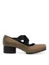 Uma Wang High Ballet Shoes In Green
