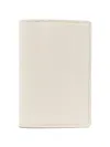 Uma Wang Logo-debossed Leather Wallet In Neutrals