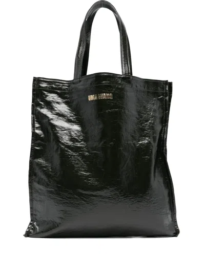 Uma Wang Logo-motif Tote Bag In Green