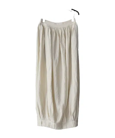 Uma Wang Long Midi Skirt In Neutral