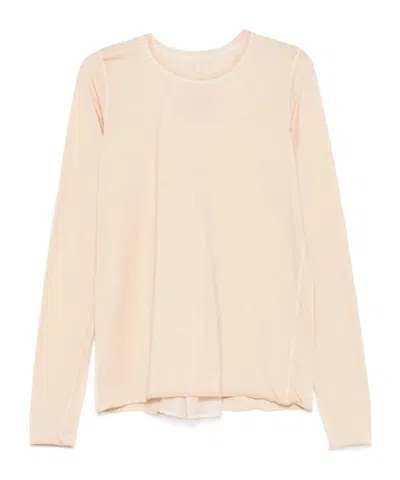 Uma Wang Long Sleeve Blouse In Nude