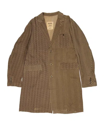Uma Wang Long Sleeve Casual Jacket In Green