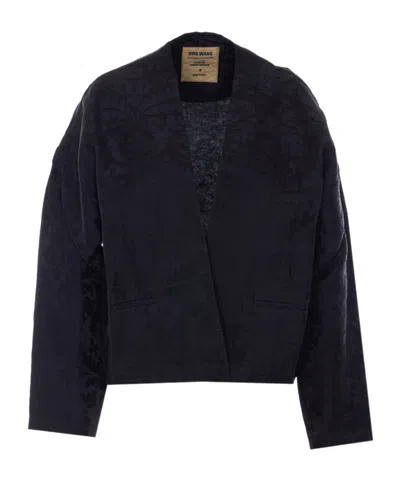 Uma Wang Long Sleeve Jacket In Black