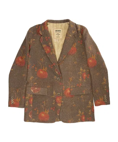 Uma Wang Long Sleeve Jacket In Brown