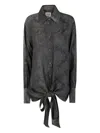 Uma Wang Long-sleeve Shirt In Gray