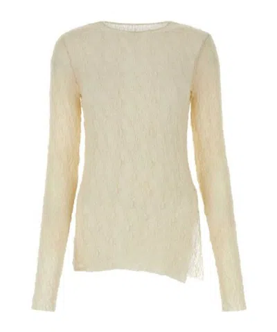 Uma Wang Long-sleeved Blouse In Neutral