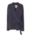 Uma Wang Long-sleeved Cardigan In Black