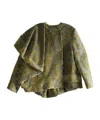 Uma Wang Long-sleeved Casual Jacket In Green