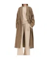 Uma Wang Long-sleeved Coat In Brown