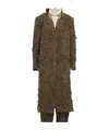 Uma Wang Cappotto Crossword In Lana In Green