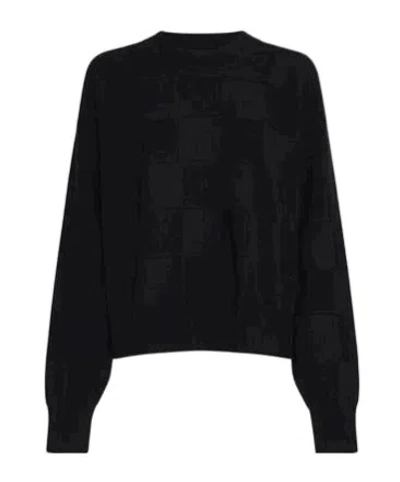 Uma Wang Long-sleeved Knitwear In Black