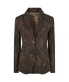 Uma Wang Long-sleeved Suit Coat In Black