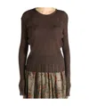 Uma Wang Long-sleeved Sweater In Black