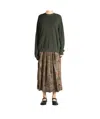 Uma Wang Long-sleeved Sweater In Black