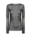 Uma Wang Long-sleeved T-shirt In Black