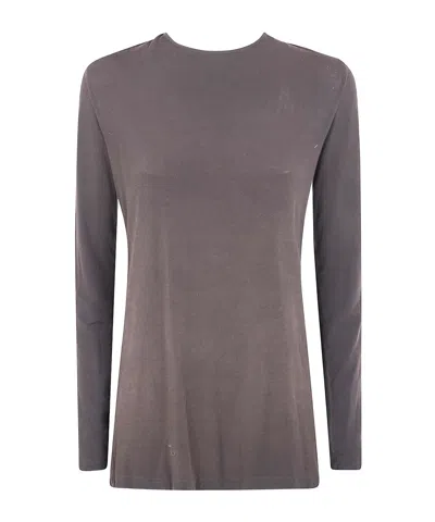 Uma Wang Long-sleeved T-shirt In Gray