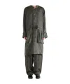 Uma Wang Long-sleeved Windbreaker In Gray