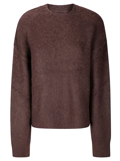 Uma Wang Long Slv Top In Brown
