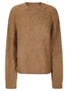 Uma Wang Long Slv Top Sweater In Brown