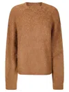 Uma Wang Long Slv Top Sweater In Yellow