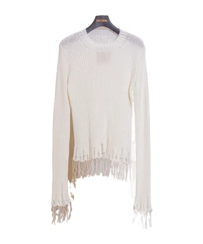 Uma Wang Long-sleeve Knit Top In Animal Print