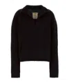Uma Wang Long-sleeved Knitted Pullover In Black